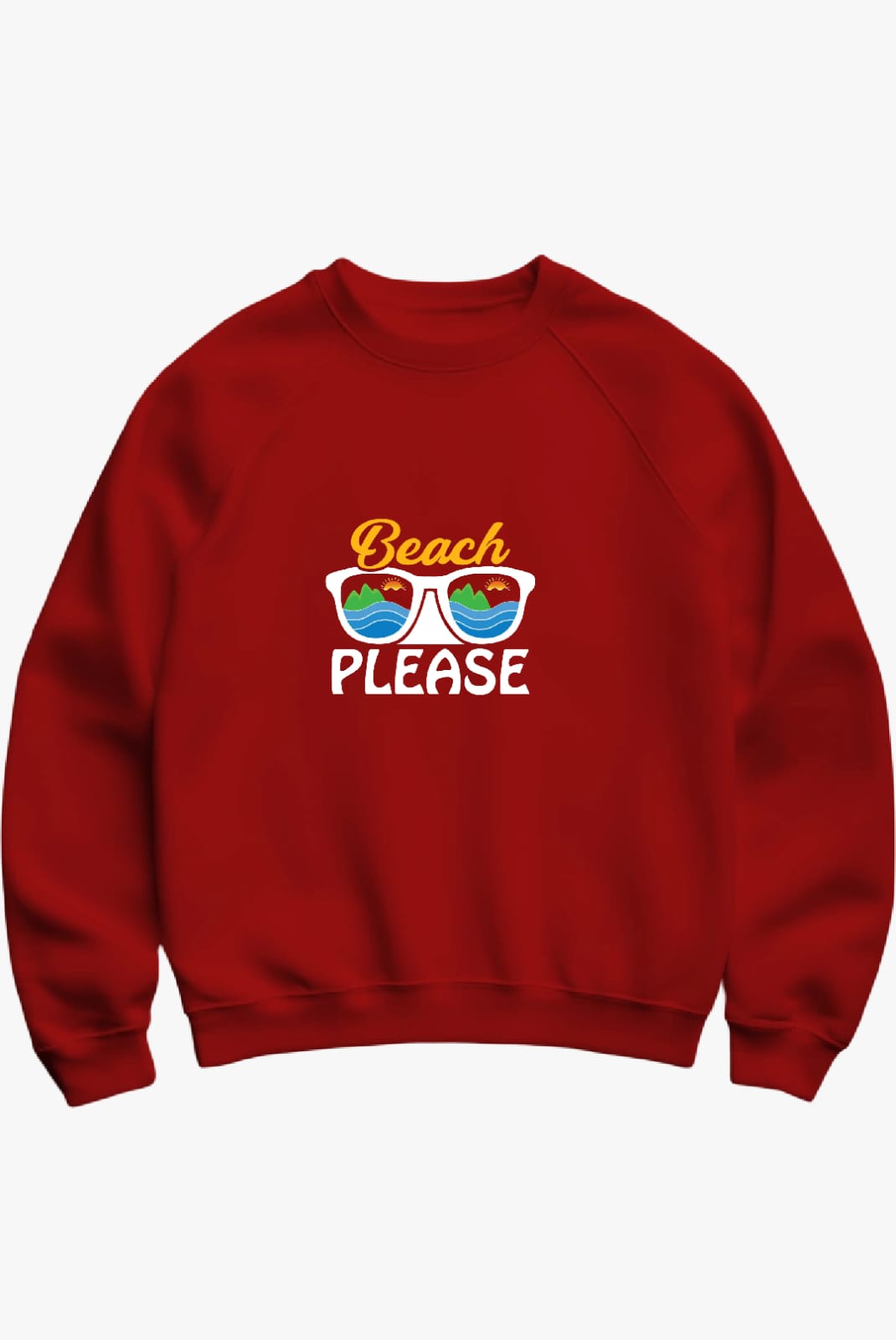 Beach Please Graphic Sweatshirt