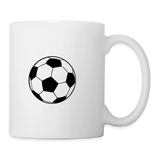 Never Give Up Soccer Motivational Ceramic Mug