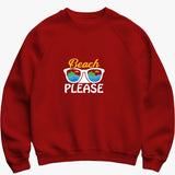 Beach Please Graphic Sweatshirt